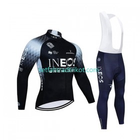 Ineos Grenadiers Radbekleidung Radtrikot Langarm + Lang Trägerhose 2022 N003